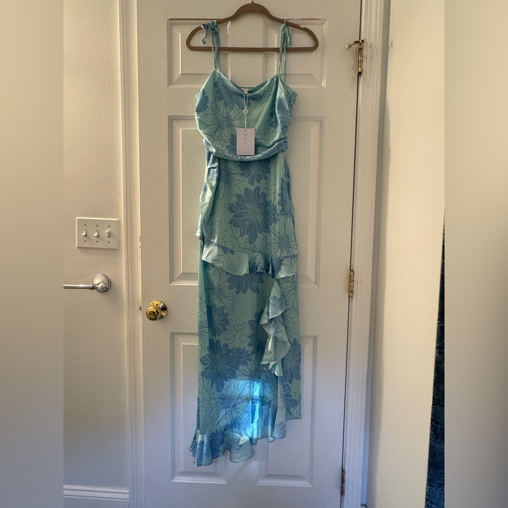 Floral Blue Wayf (Bloomingdales) Maxi Dress - tags on/never worn